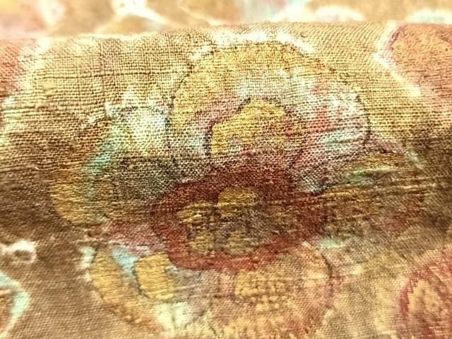 平和屋着物●訪問着 紬地 辻が花 正絹 逸品 AABL8456fy