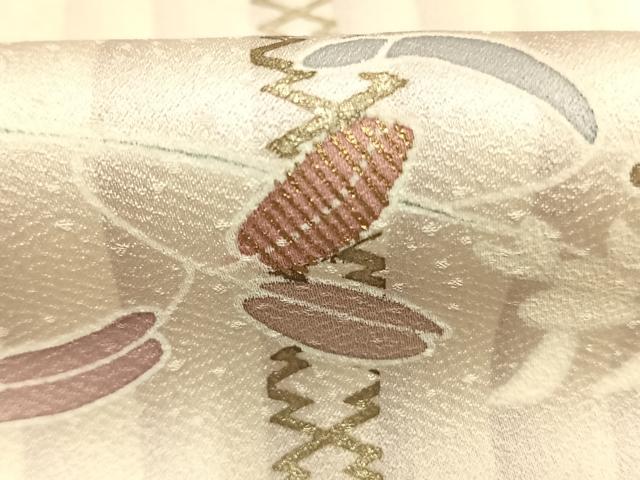 平和屋着物●訪問着 枝花文 暈し染め 金銀彩 正絹 逸品 AABL8482fy