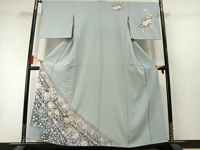 平和屋着物●訪問着 絞り 辻が花 暈し染め やまと誂製 正絹 逸品 AABL8515fy