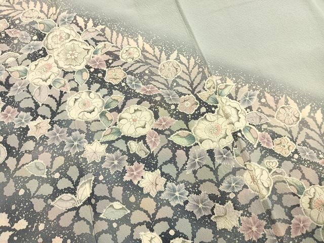 平和屋着物●訪問着 絞り 辻が花 暈し染め やまと誂製 正絹 逸品 AABL8515fy