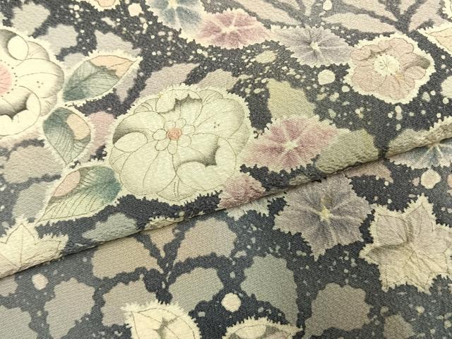 平和屋着物●訪問着 絞り 辻が花 暈し染め やまと誂製 正絹 逸品 AABL8515fy