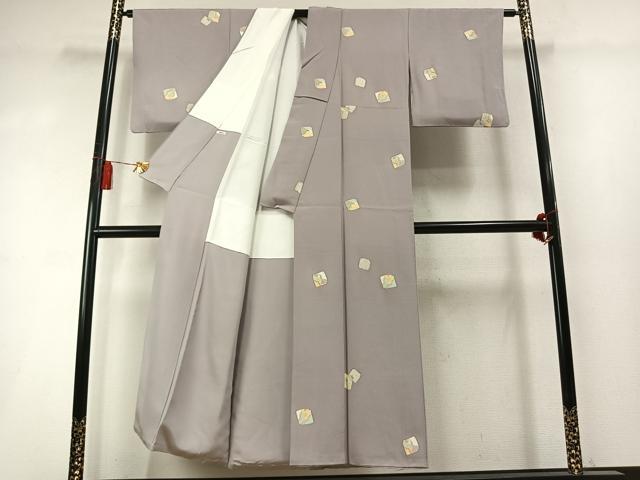 平和屋着物●上質な小紋 色紙文 金彩 正絹 逸品 AABL8522fy