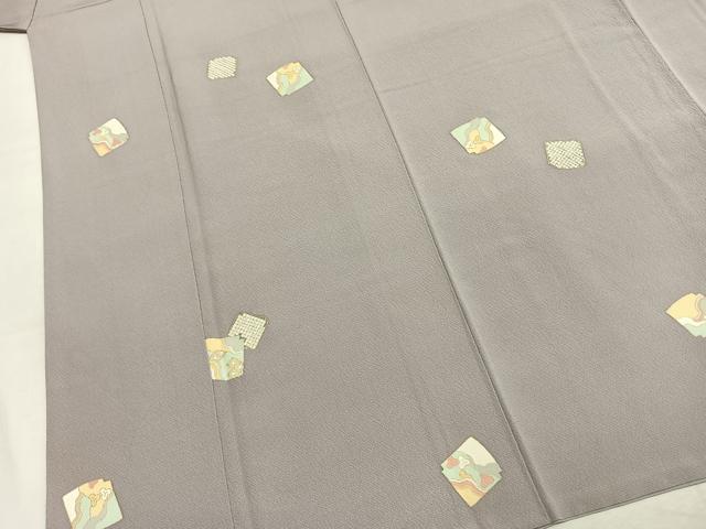 平和屋着物●上質な小紋 色紙文 金彩 正絹 逸品 AABL8522fy