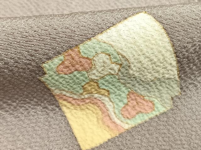 平和屋着物●上質な小紋 色紙文 金彩 正絹 逸品 AABL8522fy