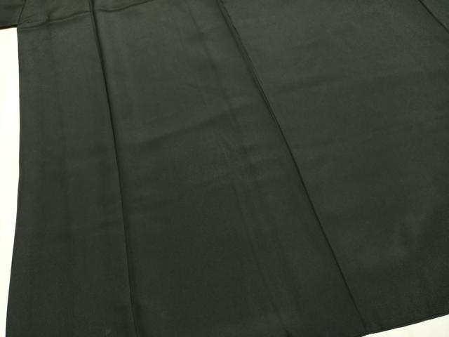平和屋着物●男性 黒紋付 羽織セット 正絹 逸品 AABL8527fy