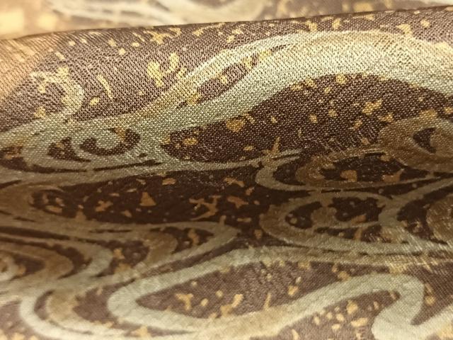 平和屋着物●上質な小紋 道長立波文 金彩 正絹 逸品 AABL8529fy