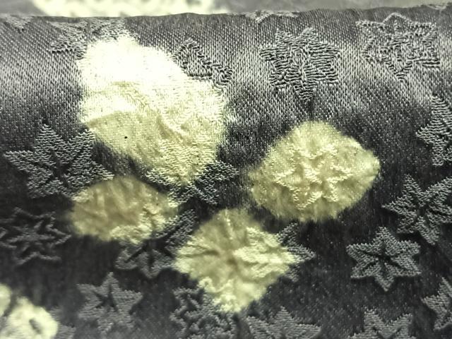 平和屋着物●上質な小紋 総絞り 流水花文 正絹 逸品 AABL8571fy