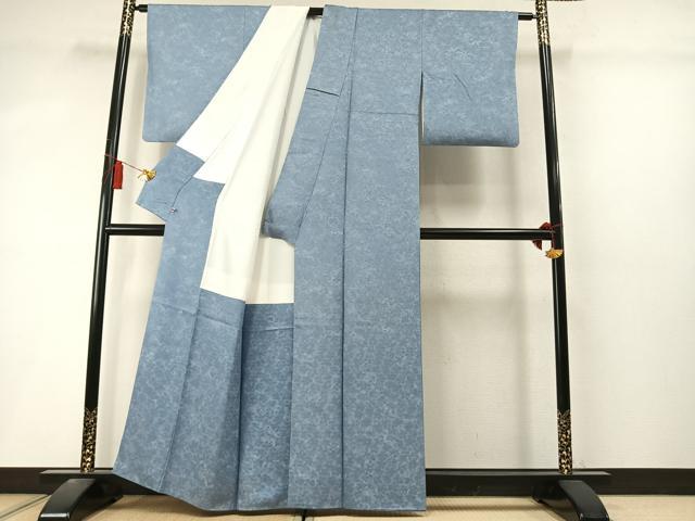 平和屋着物●上質な小紋 霞文 さが美扱い 正絹 逸品 AABL8600fy