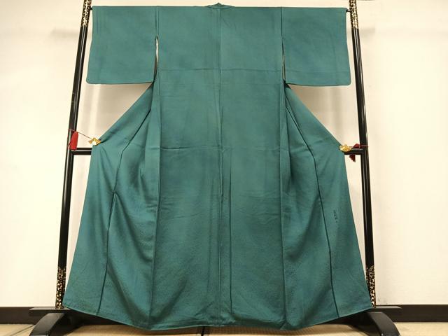 平和屋着物●上質な小紋 作家物 霞文 正絹 逸品 未使用 AABL8606fy