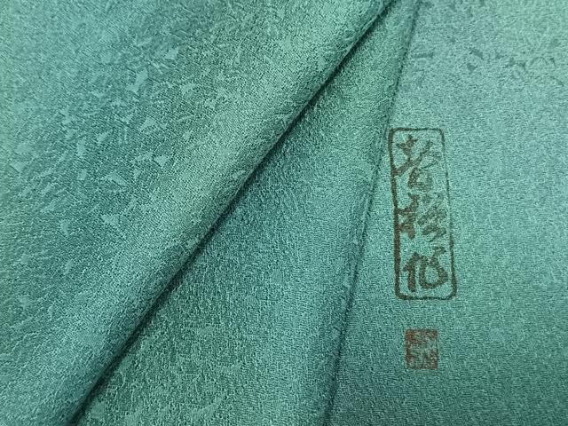 平和屋着物●上質な小紋 作家物 霞文 正絹 逸品 未使用 AABL8606fy