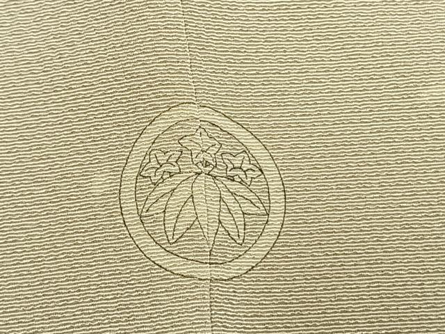 平和屋着物●訪問着 駒刺繍 草花文 金彩 正絹 逸品 AABL8611fy