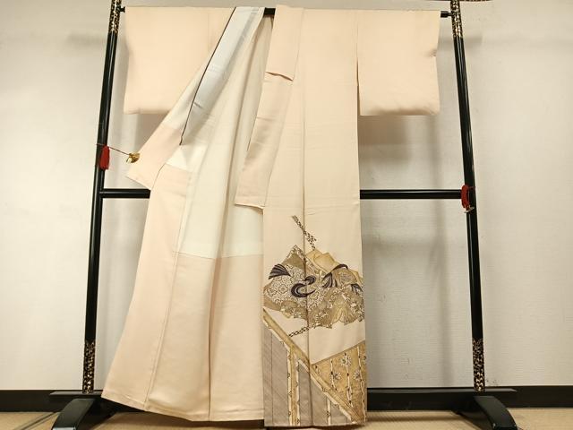 平和屋着物●豪華色留袖 人物文 金彩 正絹 逸品 AABL8639fy