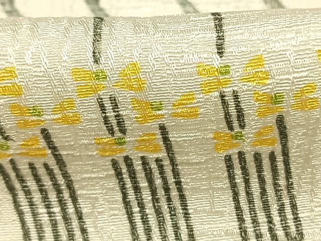 平和屋着物●上質な小紋 幾何学文様 正絹 逸品 未使用 AABL8648fy