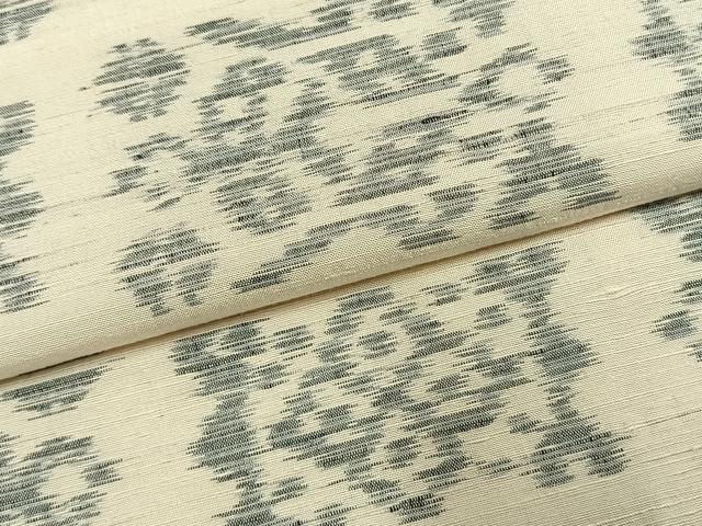 平和屋着物●上質な紬 幾何学文 正絹 逸品 AABL8653fy