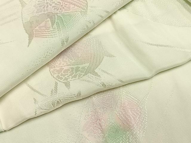 平和屋着物●長襦袢 無双仕立て 糸巻文 暈し染め 正絹 逸品 AABL8738fy