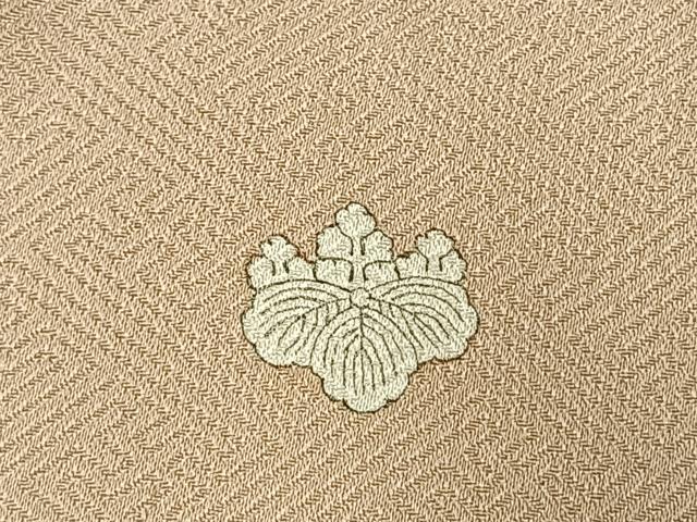 平和屋着物●豪華色留袖 作家物 刺繍 孔雀枝梅文 金糸 正絹 逸品 AABL8745fy