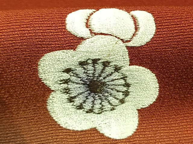 平和屋着物●豪華振袖 総刺繍 舞梅文 暈し染め 金糸 正絹 逸品 AABL8760fy