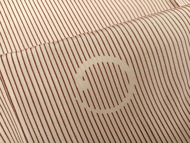 平和屋着物●長襦袢 無双仕立て 泥染め 間道 反端付き 正絹 逸品 AABL8804ph