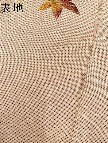 平和屋着物●中国三大刺繍 スワトウ刺繍 汕頭刺繍 本場大島紬 訪問着 総刺繍 舞葉文 正絹 逸品 AABL8850ph