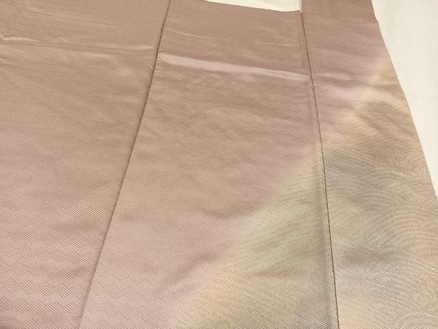 平和屋着物●訪問着 刺繍 雪輪枝梅文 暈し染め 金彩 正絹 逸品 未使用 AABL8854ph