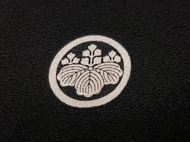 平和屋着物●豪華黒留袖 寿光織 風景樹林文 金糸 正絹 逸品 AABL8859ph