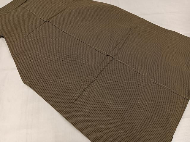 平和屋着物●男性 行灯袴 縞 正絹 逸品 未使用 AABL8876ph