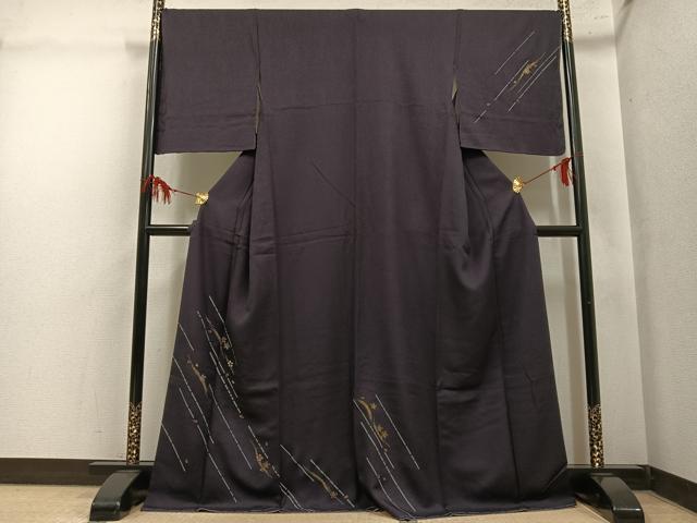 平和屋着物●訪問着 舞桜 金彩 正絹 逸品 未使用 AABL8884ph
