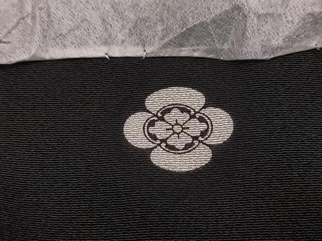 平和屋着物●豪華黒留袖 総刺繍 浜松梅文 金銀糸 正絹 逸品 未使用 AABL8889ph