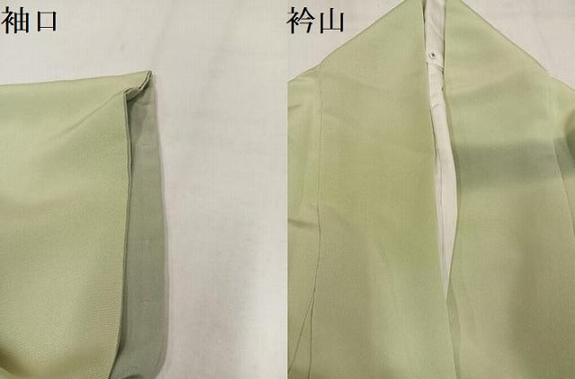 平和屋着物●訪問着 駒刺繍 草花丸文 暈し染め 金彩 正絹 逸品 AABL8896ph