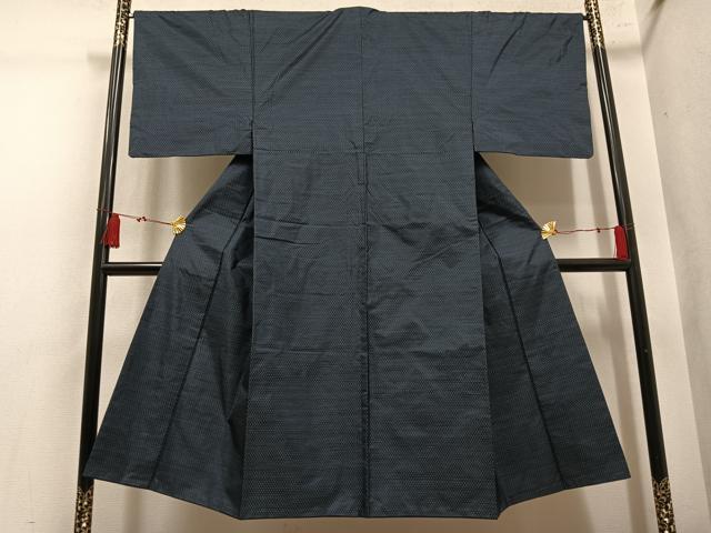 平和屋着物●男性 本場大島紬 亀甲絣 正絹 逸品 AABL8902ph