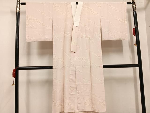 平和屋着物●長襦袢 無双仕立て 草花文 正絹 逸品 AABL8907ph