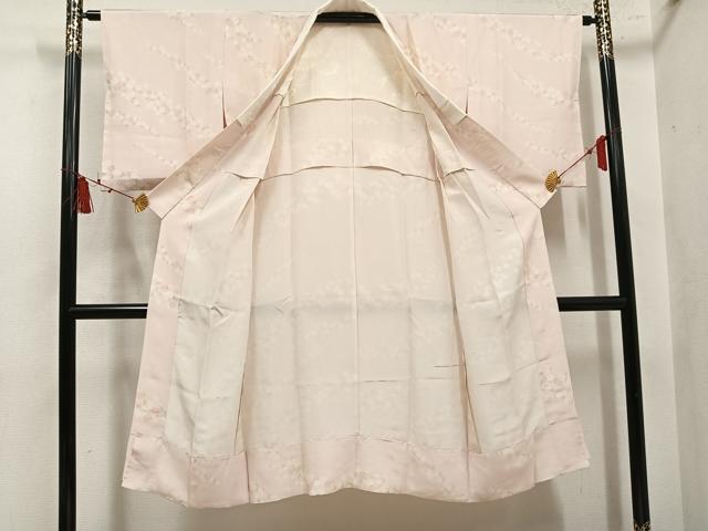 平和屋着物●長襦袢 無双仕立て 草花文 正絹 逸品 AABL8907ph