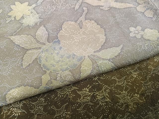 平和屋着物●訪問着 花鳥文 暈し染め 正絹 逸品 AABL8911ph