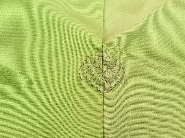 平和屋着物▽上質な小紋 単衣 草花文 暈し染め 正絹 逸品 AABL8969jh