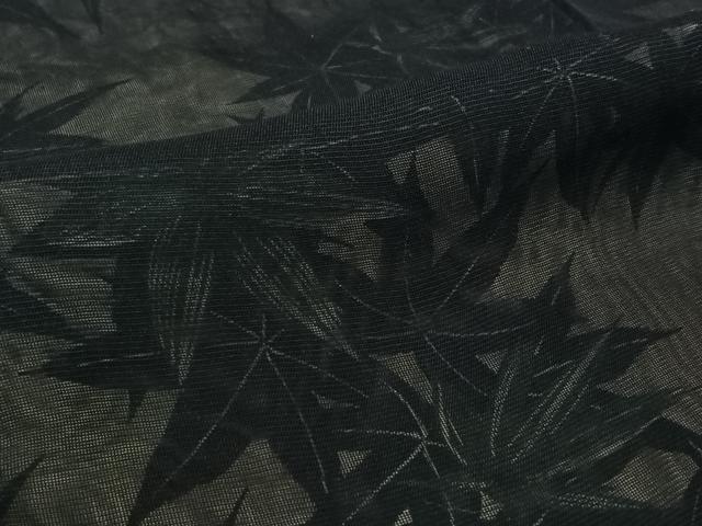 平和屋着物▽訪問着 無双 紗袷 紗×紗 楓文 正絹 逸品 未使用 AABL8975jh