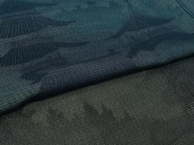 平和屋着物▽訪問着 無双 紗袷 紗×絽 風景文 金彩 さが美扱い 正絹 逸品 AABL9023jh