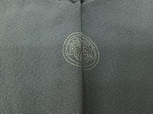 平和屋着物▽訪問着 単衣 総刺繍 花鳥文 暈し染め 金糸 正絹 逸品 AABL9028jh