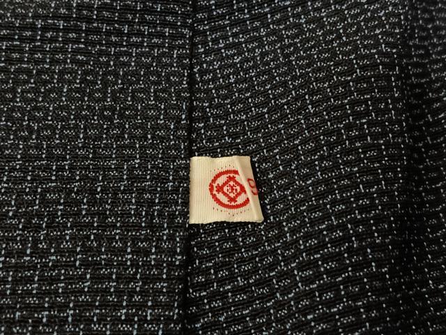 平和屋着物▽男性 本塩沢 単衣 110亀甲 総詰め 松坂屋扱い 正絹 逸品 AABL9034jh