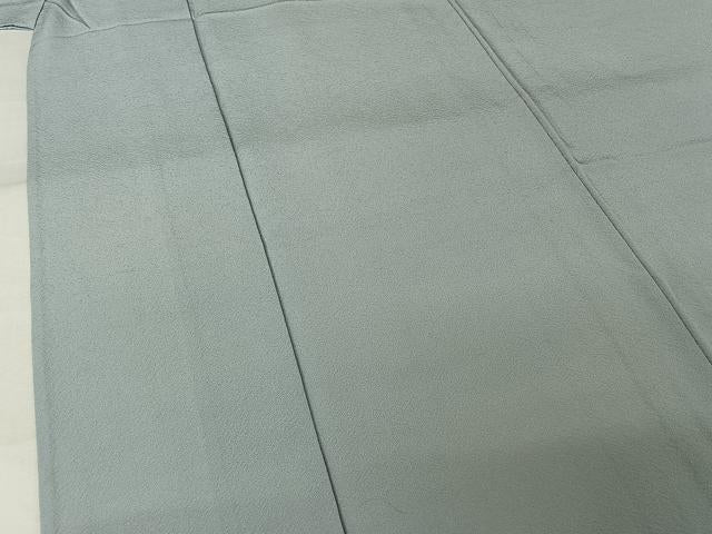 平和屋着物▽上質な色無地 単衣 月白色 正絹 逸品 AABL9059jh