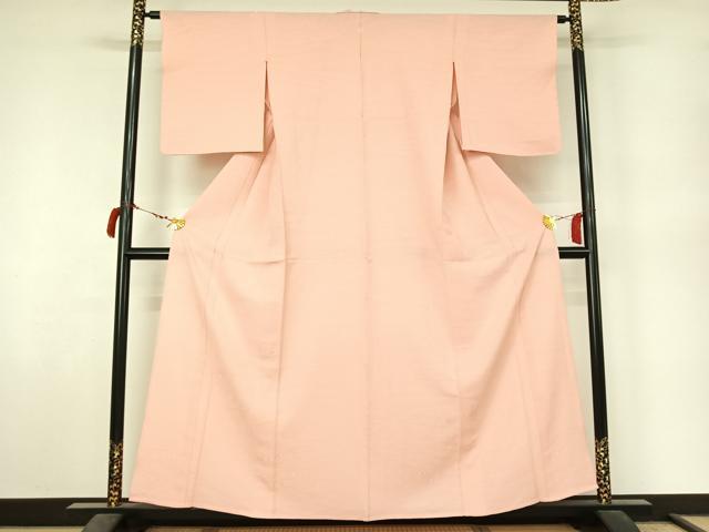 平和屋着物▽上質な色無地 単衣 流水地紋 虹色 正絹 逸品 AABL9062jh