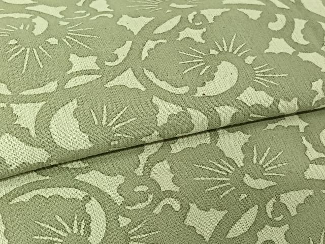 平和屋着物▽小紋 単衣 唐草文 未使用 AABL9089jh