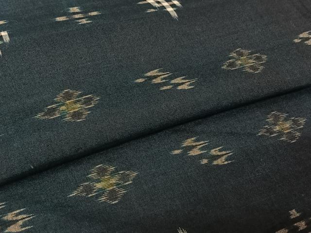 平和屋着物▽小紋 単衣 琉球絣文様 AABL9120jh