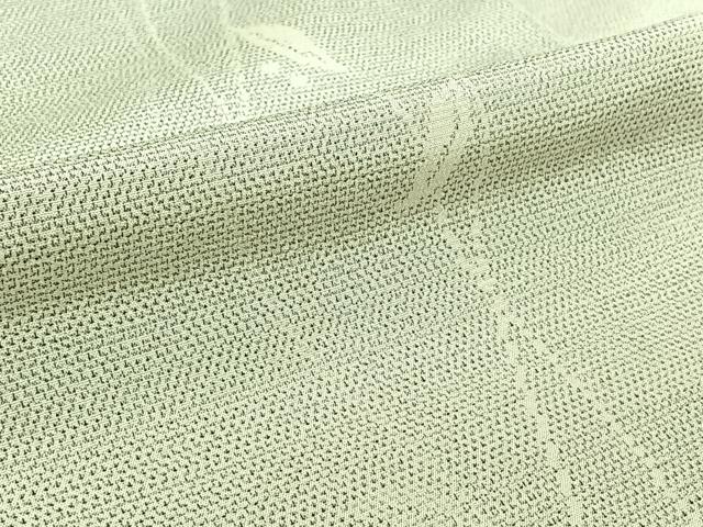 平和屋着物▽本塩沢 単衣 蔦草文 正絹 逸品 未使用 AABL9139jh