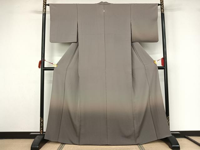 平和屋着物▽訪問着 単衣 霞文 正絹 逸品 AABL9146jh