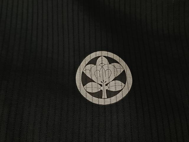 平和屋着物▽男性 黒紋付 長羽織 スリーシーズン 春夏秋 塵除け 正絹 逸品 AABL9178jh