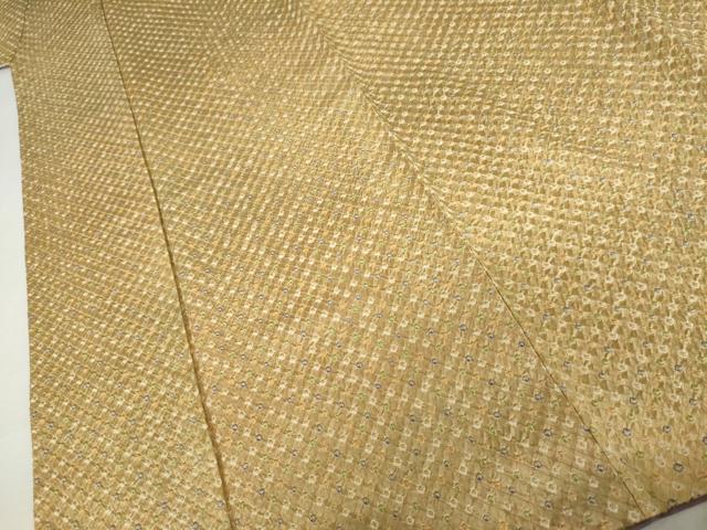平和屋着物●上質な小紋 総絞り 暈し染め 正絹 逸品 AABL9389cs