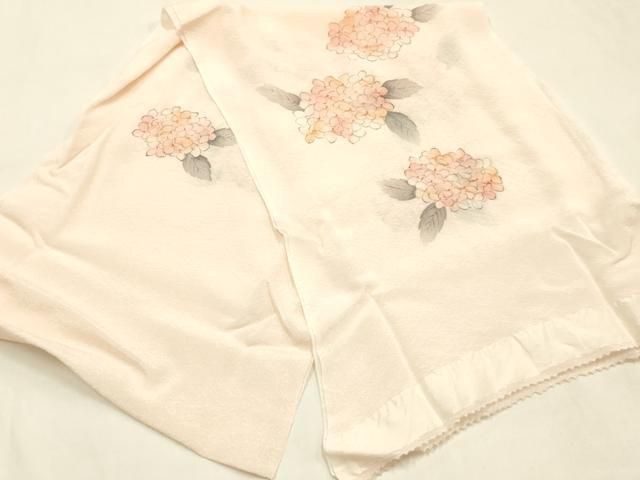 平和屋着物●和装小物 帯締め・帯揚げセット 平組 絞り 紫陽花 金糸 暈し染め 正絹 逸品 未使用 AABL9557ay