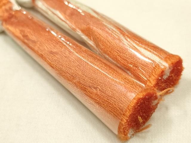 平和屋本店●和装小物 帯締め・帯揚げセット 平組 舞花文 金糸 金彩 暈し染め 正絹 逸品 未使用 AABL9610ay