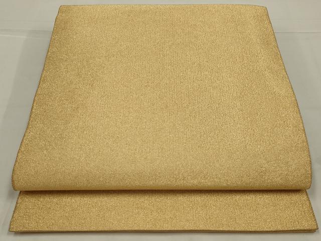 平和屋着物◎全通柄袋帯 綴れ 黄朽葉色 正絹 逸品 AABL9831ou