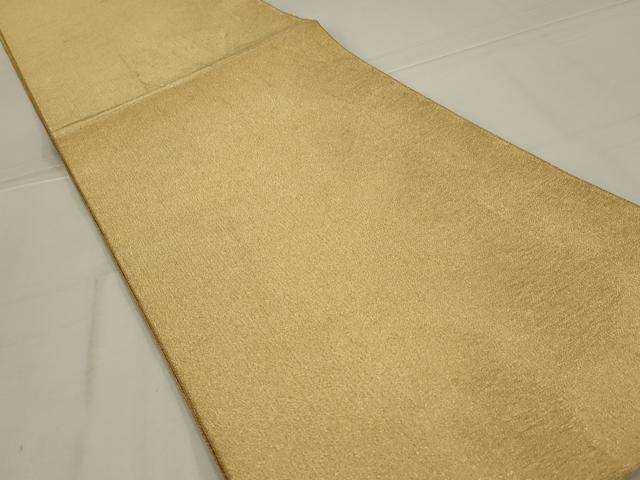 平和屋着物◎全通柄袋帯 綴れ 黄朽葉色 正絹 逸品 AABL9831ou